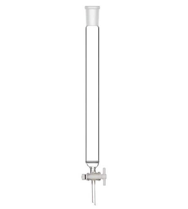 Fritted Disc Chromatography Column with PTFE Stopcock